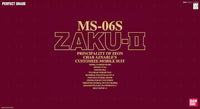 PG 1/60 Char's Zaku II - Perfect Grade Mobile Suit Gundam | Glacier Hobbies
