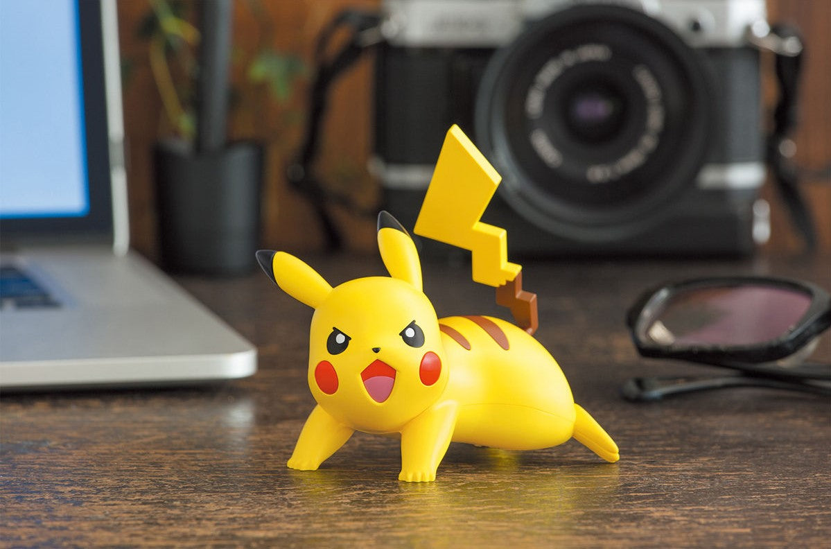 Pikachu (Battle Pose) Model Kit Quick!! - Glacier Hobbies - Bandai