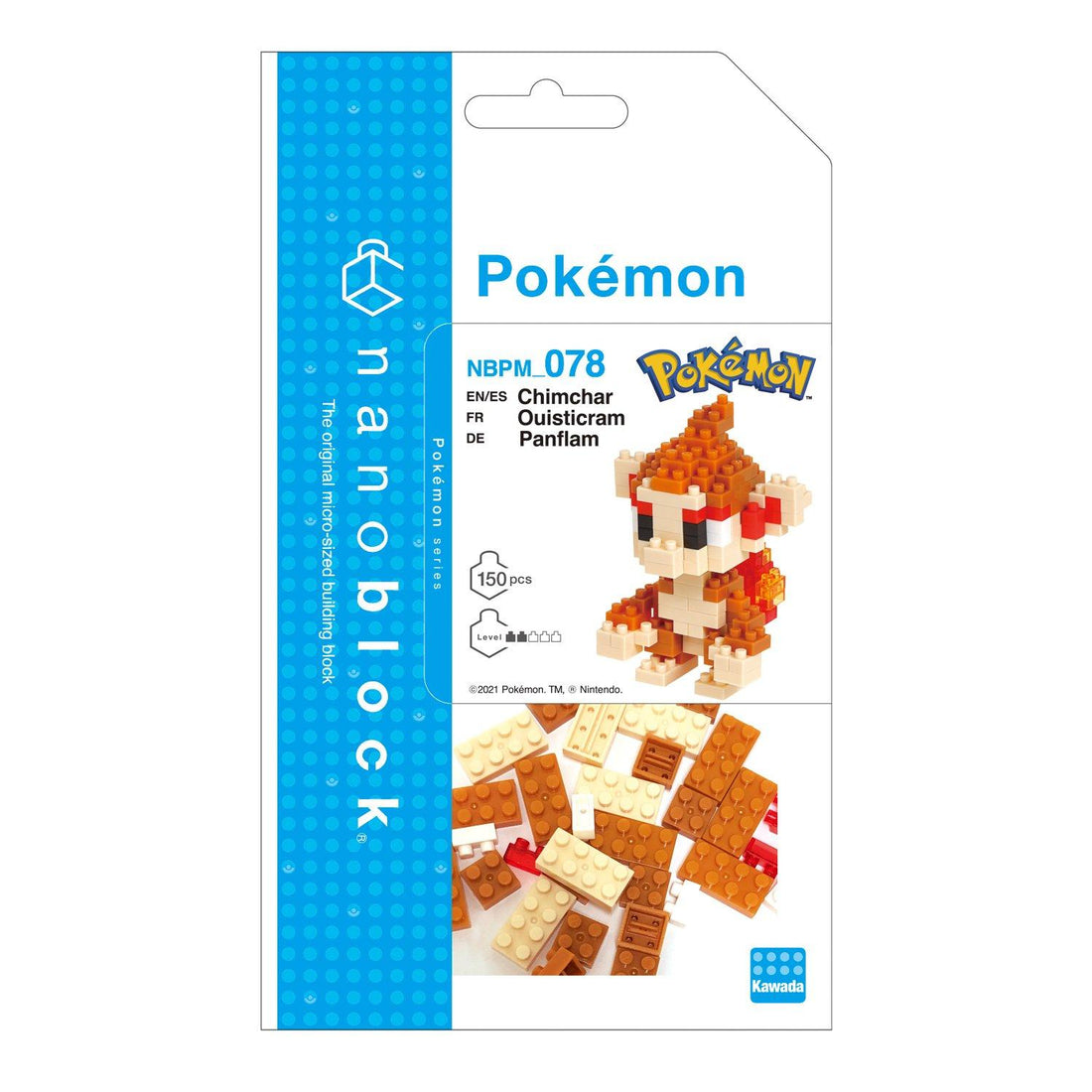 Pokemon Nanoblock Chimchar - Glacier Hobbies - Nanoblock