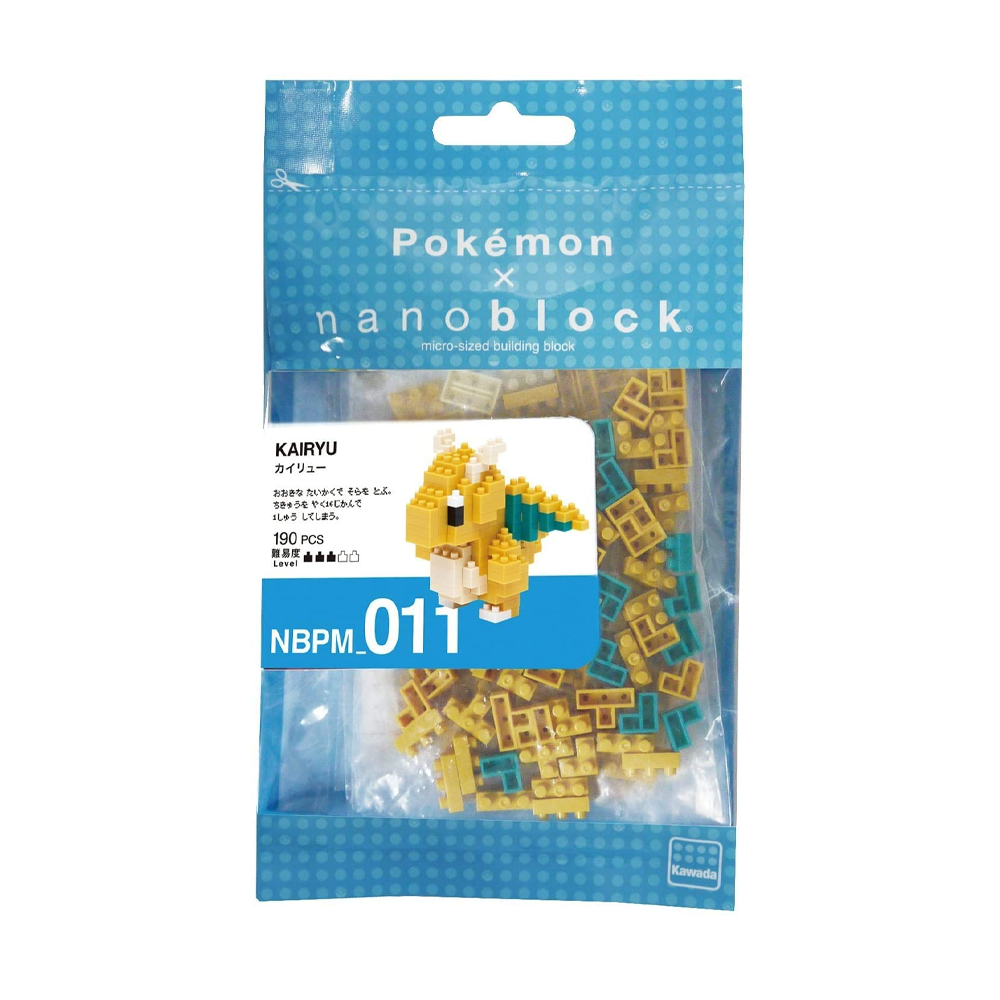 Pokemon Nanoblock Dragonite - Glacier Hobbies - Nanoblock