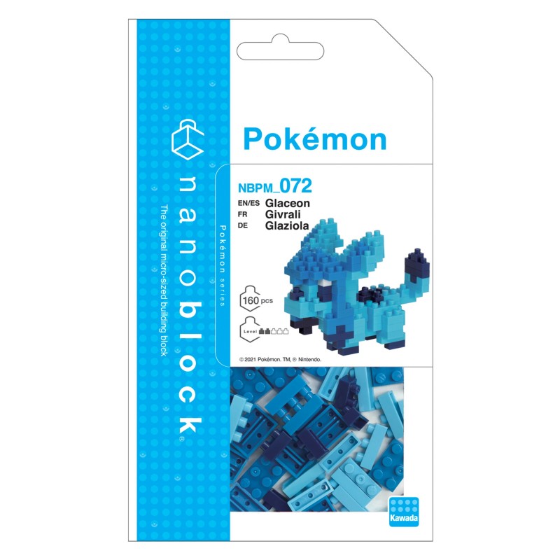 Pokemon Nanoblock Glaceon - Glacier Hobbies - Nanoblock