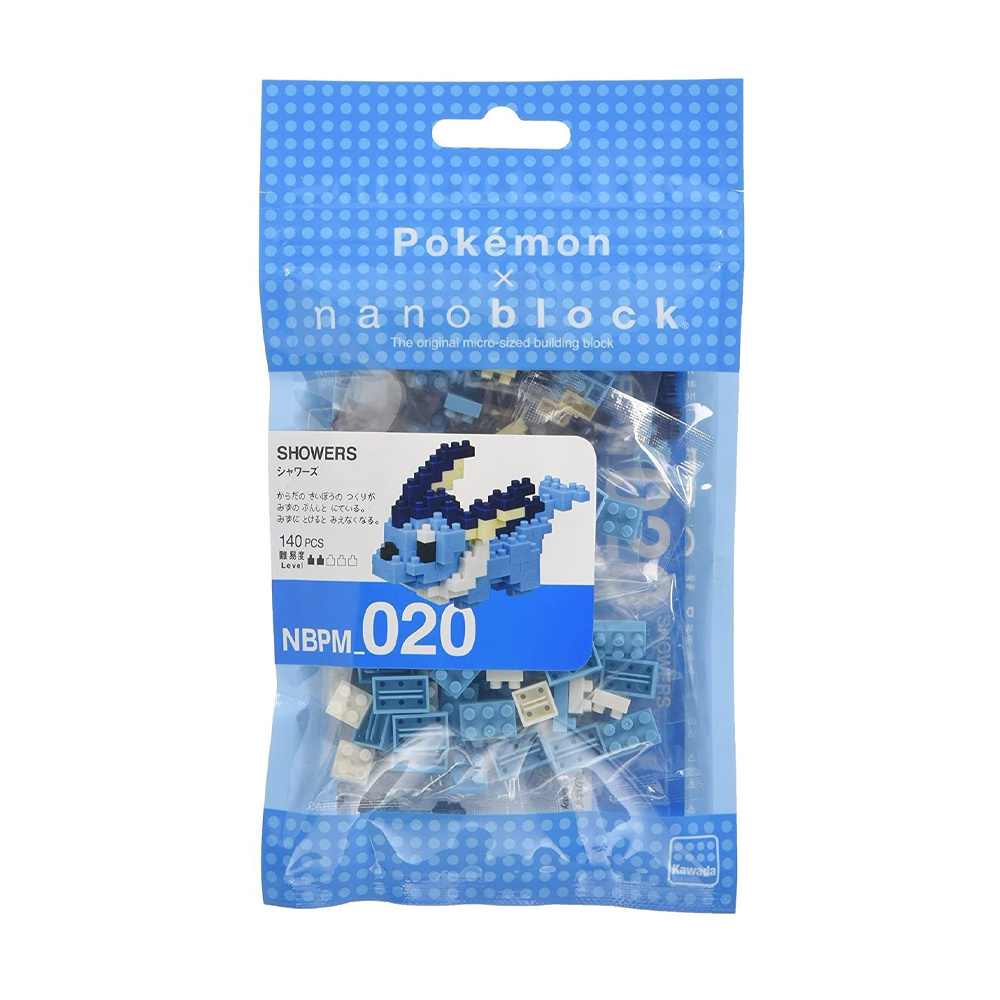 Pokemon Nanoblock Vaporeon - Glacier Hobbies - Nanoblock