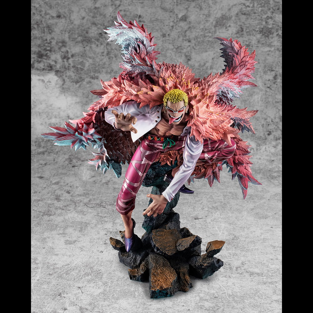 [PREORDER] Portrait.Of.Pirates ONE PIECE “SA-MAXIMUM” “Heavenly Demon” Donquixote Doflamingo Non-Scale Figure - Glacier Hobbies - Megahouse