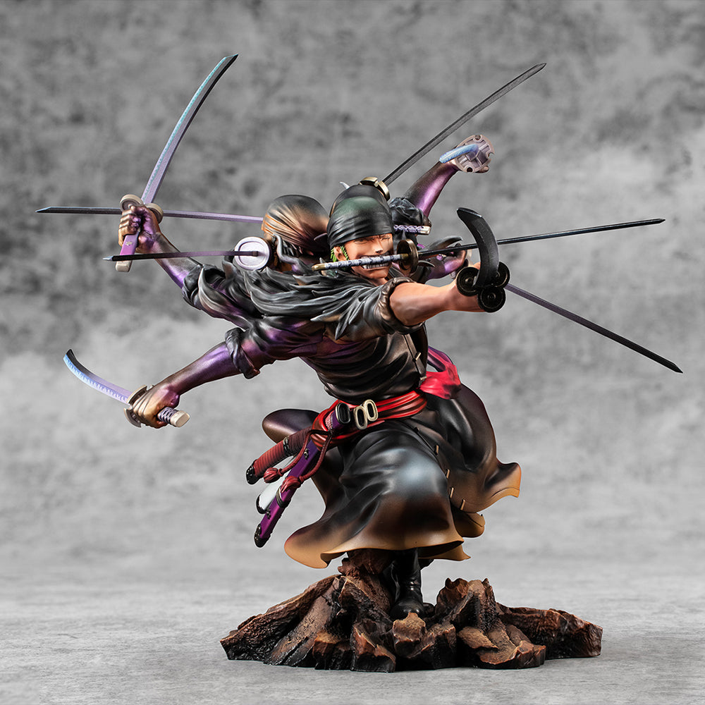 [PREORDER] Portrait Of Pirates ONE PIECE “WA-MAXIMUM” Roronoa Zoro ver. Demon Spirit Kyuutou-ryuu “Asura” Non-Scale Figure - Glacier Hobbies - Megahouse