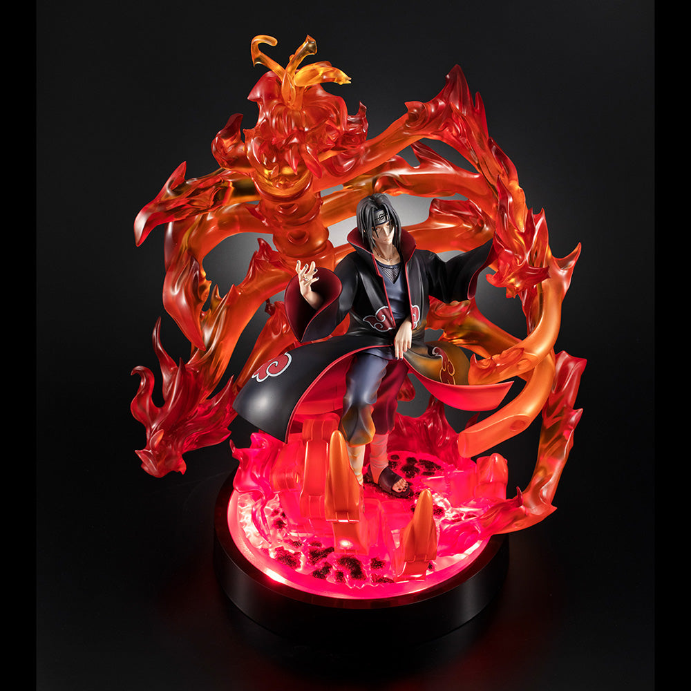 [PREORDER] Precious G.E.M. NARUTO Uchiha Itachi Susano Ver [with LED base] Non-Scale Figure - Glacier Hobbies - Megahouse