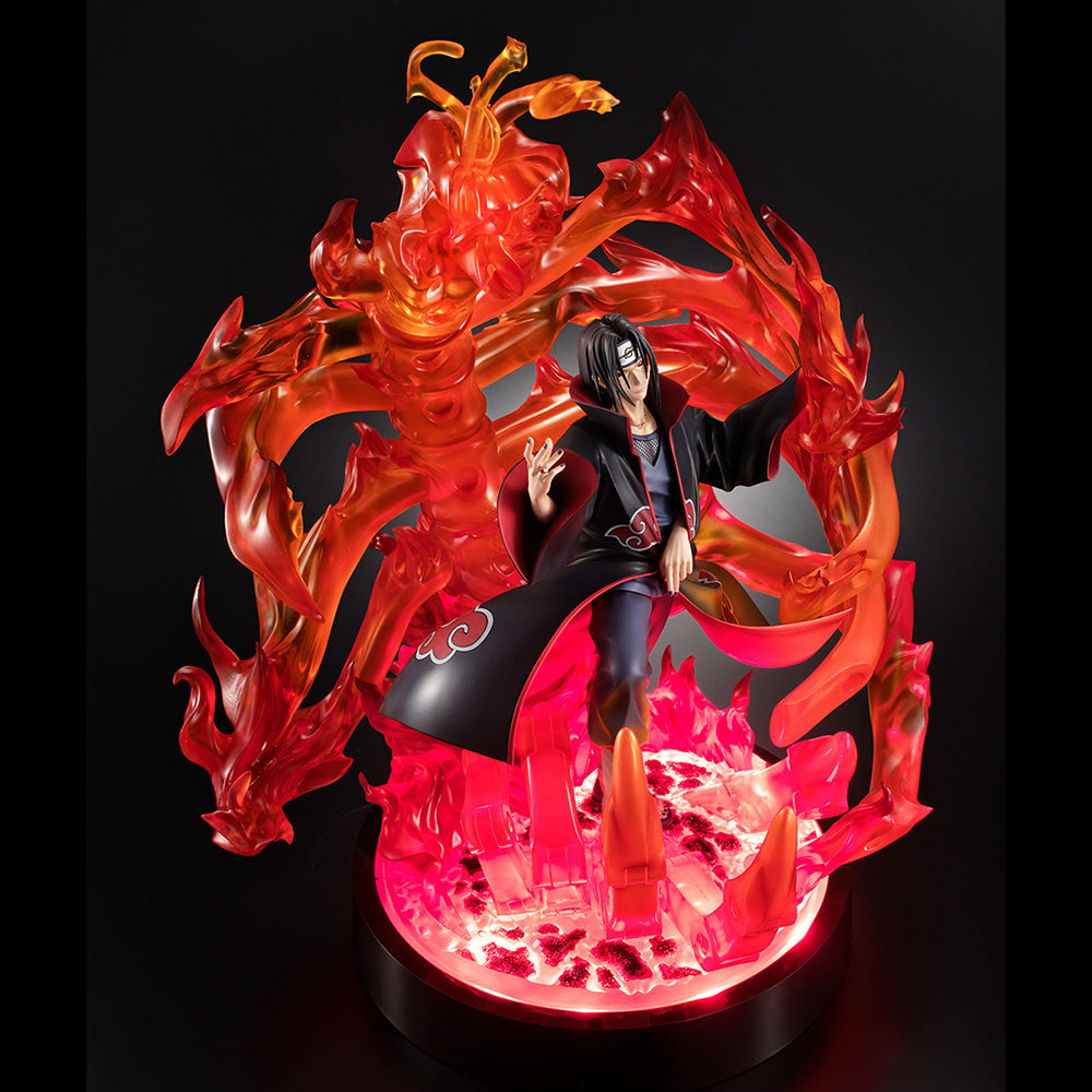 [PREORDER] Precious G.E.M. NARUTO Uchiha Itachi Susano Ver [with LED base] Non-Scale Figure - Glacier Hobbies - Megahouse