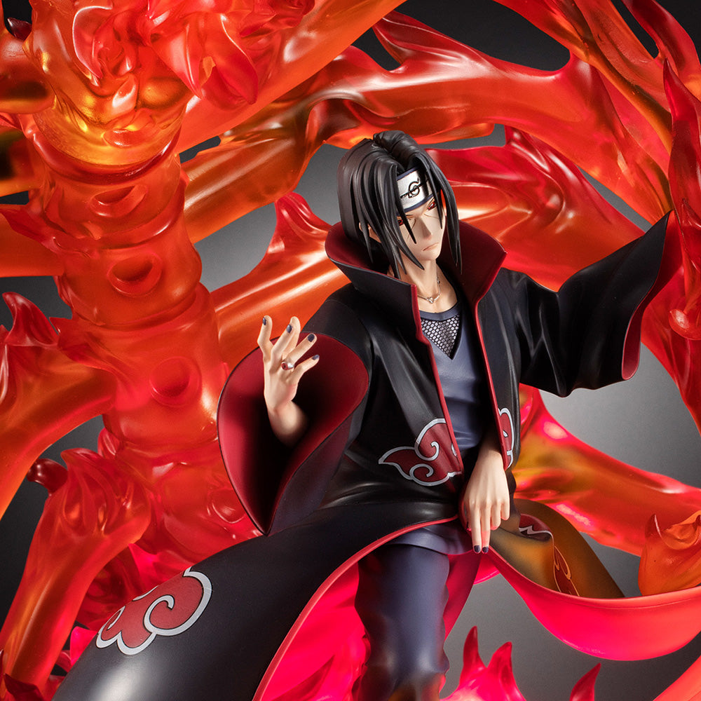 [PREORDER] Precious G.E.M. NARUTO Uchiha Itachi Susano Ver [with LED base] Non-Scale Figure - Glacier Hobbies - Megahouse