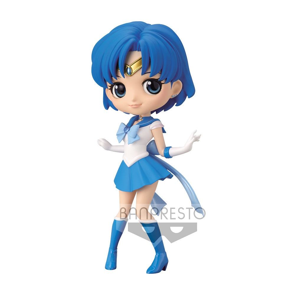 Pretty Guardian Sailor Moon Eternal the Movie Q posket - SUPER SAILOR MERCURY - Ver.A) - Glacier Hobbies - Banpresto