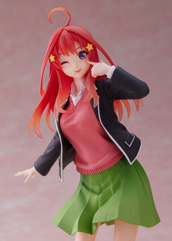 [PREORDER] The Quintessential Quintuplets ∬ Coreful Figure – Itsuki Nakano (Uniform Ver.) Renewal Edition - Prize Figure - Glacier Hobbies - Taito