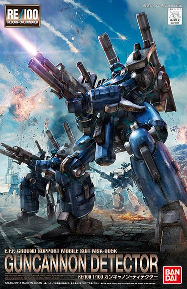 RE/100 Guncannon Detector - Reborn-One Hundred Mobile Suit Gundam Unicorn | Glacier Hobbies