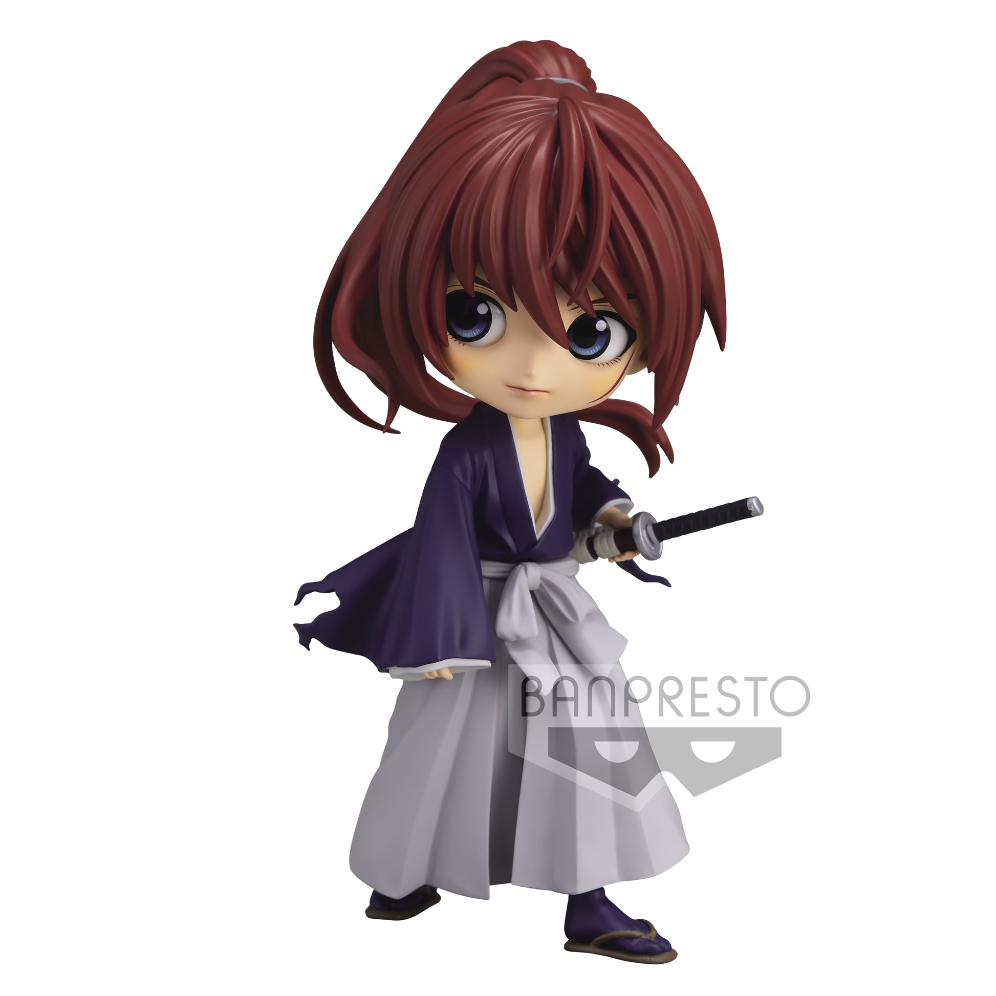 RUROUNI KENSHIN-MEIJI SWORDSMAN ROMANTIC STORY- Q posket-BATTOUSAI HIMURA-(ver.B) - Glacier Hobbies - Banpresto