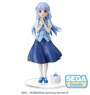 Rabbit House Tea Party BLOOM PM Figure Chino Rabbit House Summer Uniform Ver. - Glacier Hobbies - SEGA