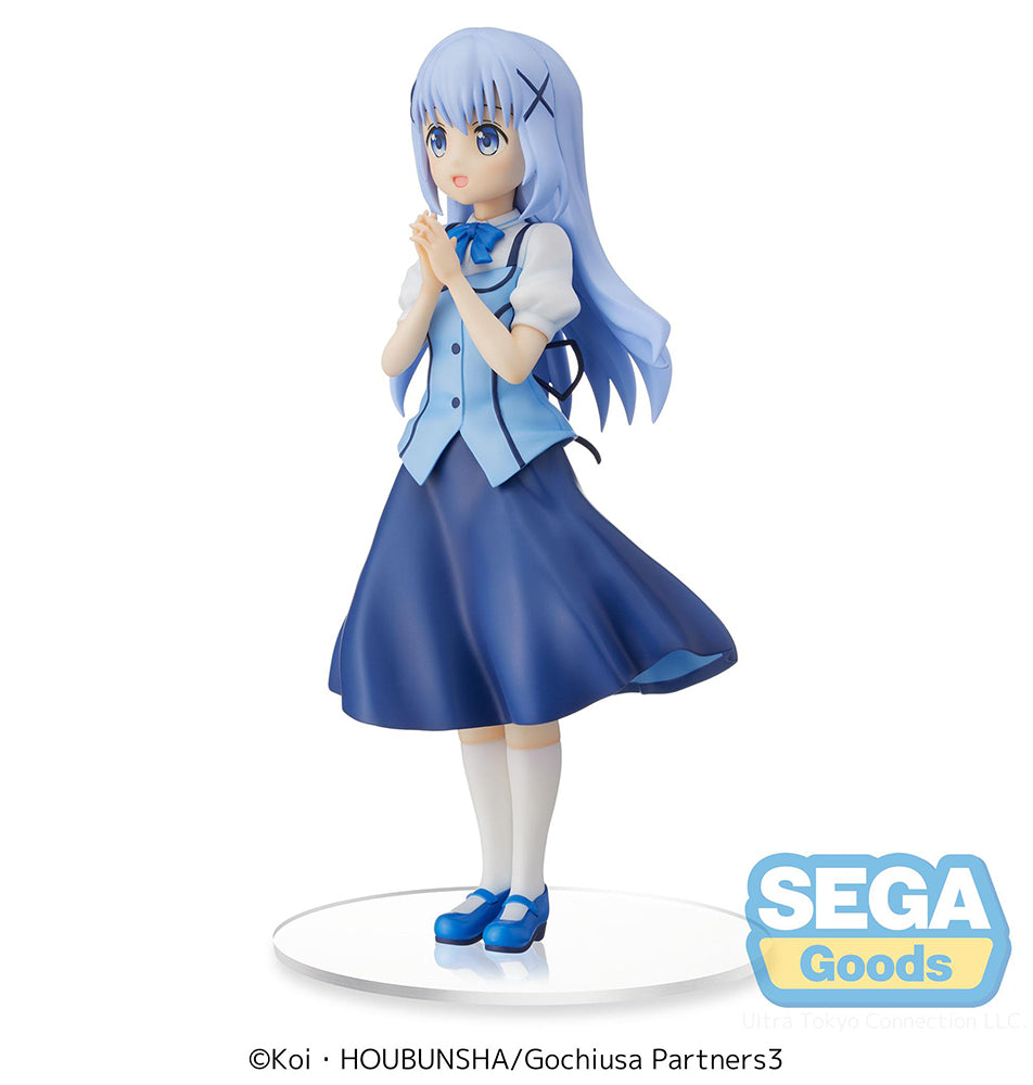Rabbit House Tea Party BLOOM PM Figure Chino Rabbit House Summer Uniform Ver. - Glacier Hobbies - SEGA