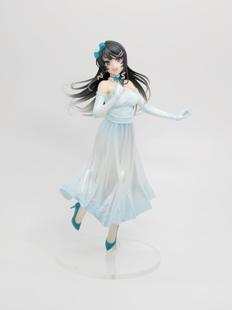 [PREORDER] Rascal Does Not Dream of Bunny Girl Senpai Coreful Figure – Mai Sakurajima ~ Party Dress - Glacier Hobbies - Taito