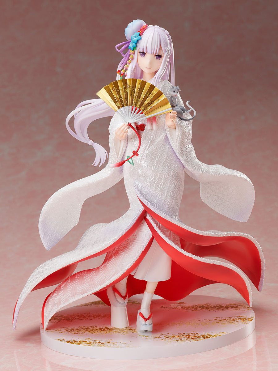 Emilia -Shiromuku- 1/7 Scale Figure - Glacier Hobbies - FURYU Corporation