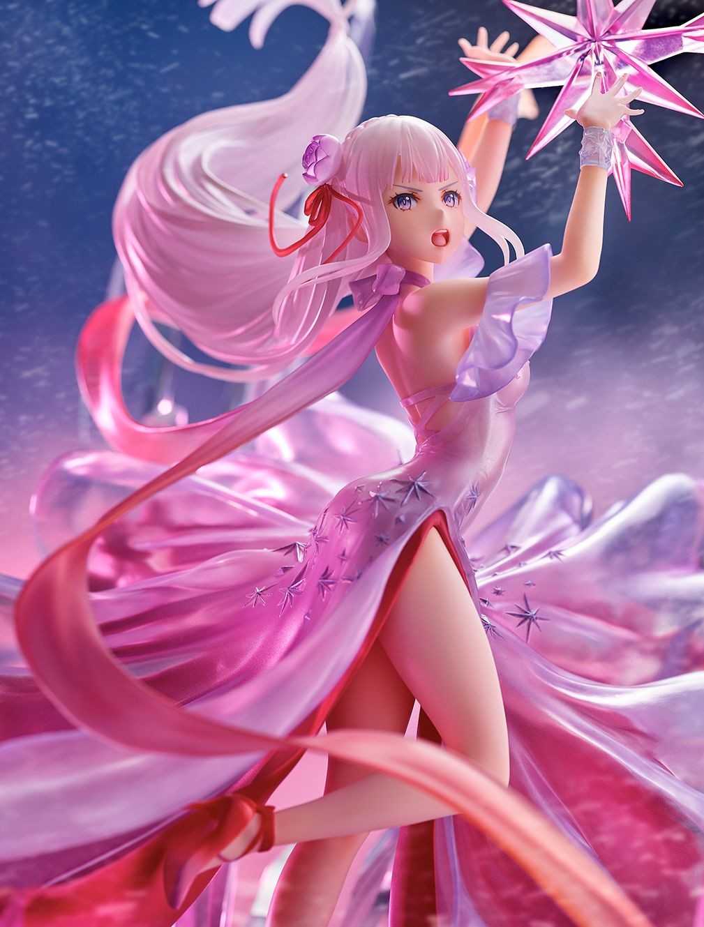 [PREORDER] Re:ZERO -Starting Life in Another World - Emilia Crystal Dress Ver. 1/7 Scale Figure - Glacier Hobbies - Estream