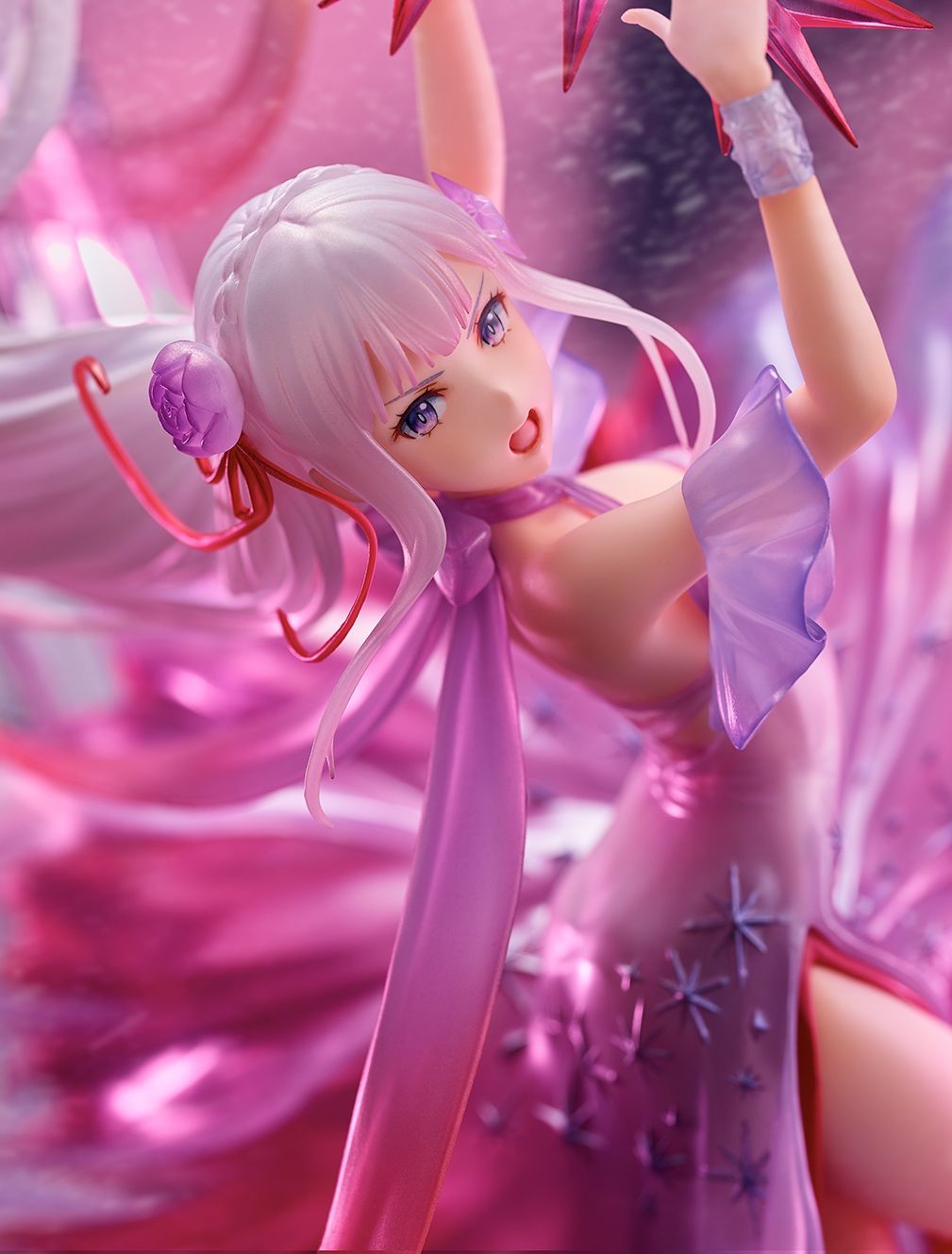 [PREORDER] Re:ZERO -Starting Life in Another World - Emilia Crystal Dress Ver. 1/7 Scale Figure - Glacier Hobbies - Estream