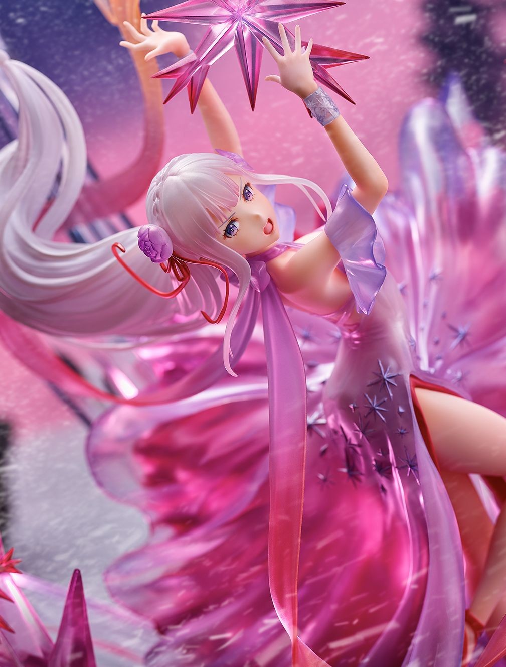 [PREORDER] Re:ZERO -Starting Life in Another World - Emilia Crystal Dress Ver. 1/7 Scale Figure - Glacier Hobbies - Estream