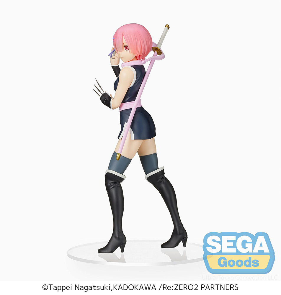 [PREORDER] Re:ZERO -Starting Life in Another World- SPM Figure "Ram" Kunoichi Tobi Ver. - Glacier Hobbies - SEGA