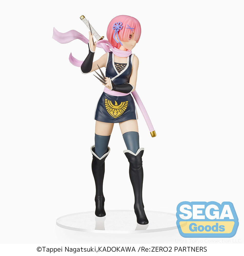 [PREORDER] Re:ZERO -Starting Life in Another World- SPM Figure "Ram" Kunoichi Tobi Ver. - Glacier Hobbies - SEGA