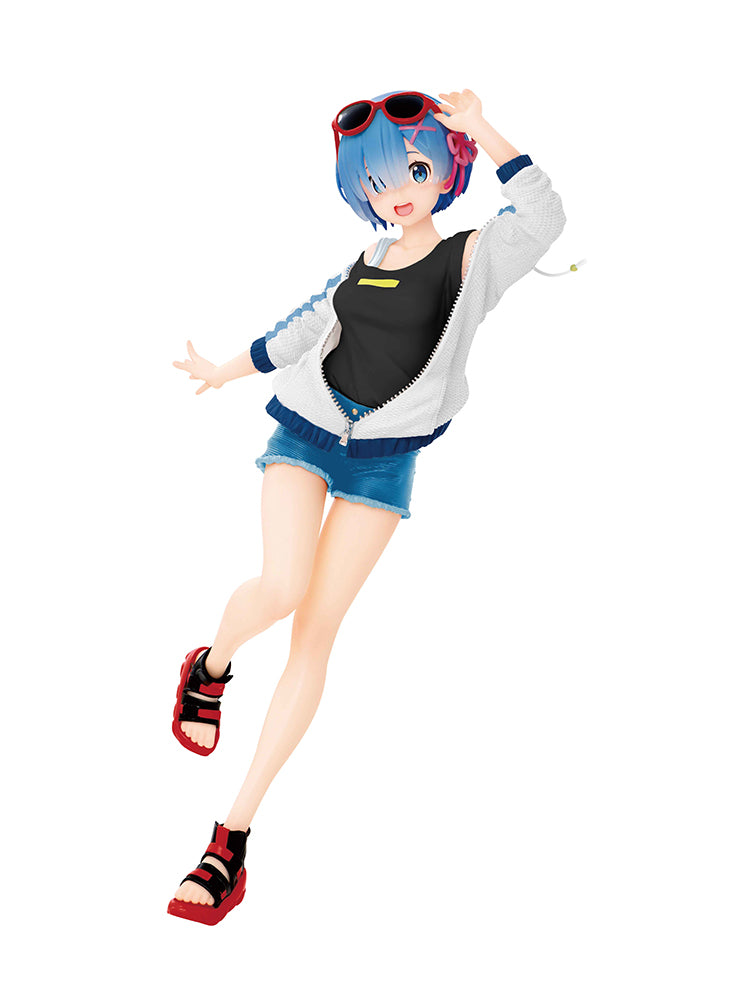 [PREORDER] Re:Zero Starting Life in Another World Precious Figure – Rem (Sporty Summer Ver.) Renewal Edition - Glacier Hobbies - Taito