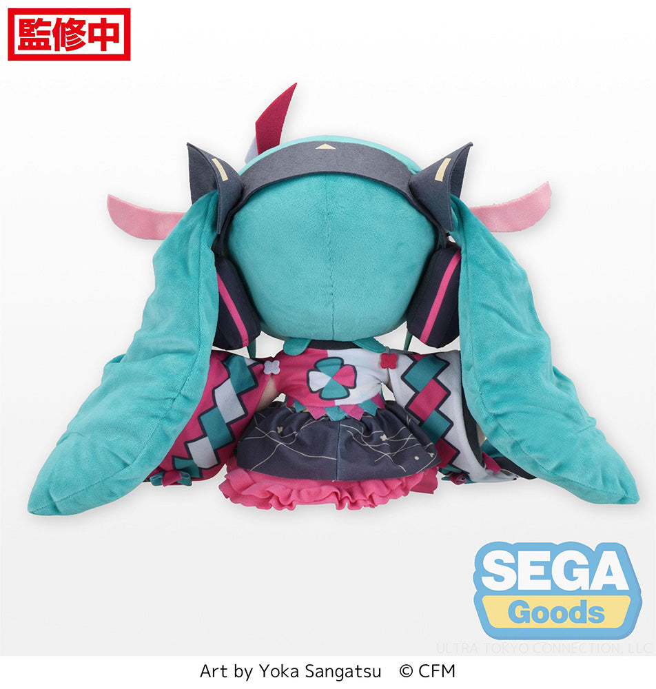 [PREORDER] Hatsune Miku Magical Mirai 2020 Summer Festival Fluffy Plush (L) - Plushies - Glacier Hobbies - SEGA