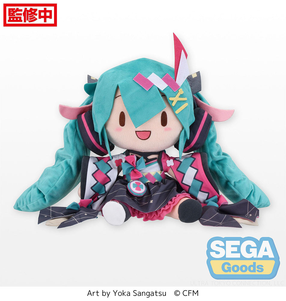 [PREORDER] Hatsune Miku Magical Mirai 2020 Summer Festival Fluffy Plush (L) - Plushies - Glacier Hobbies - SEGA