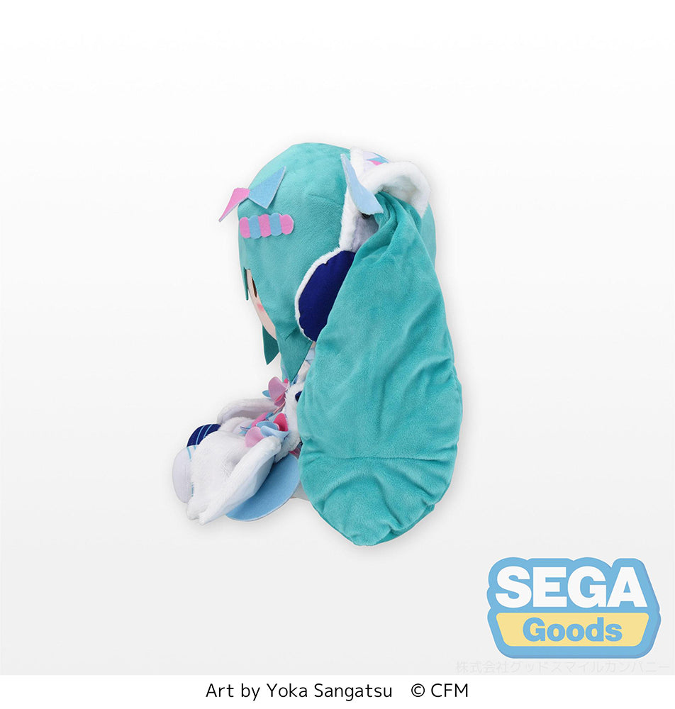 [PREORDER] Hatsune Miku Magical Mirai 2020 Winter Festival Fluffy Plush (L) - Glacier Hobbies - SEGA