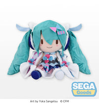 [PREORDER] Hatsune Miku Magical Mirai 2020 Winter Festival Fluffy Plush (L) - Glacier Hobbies - SEGA