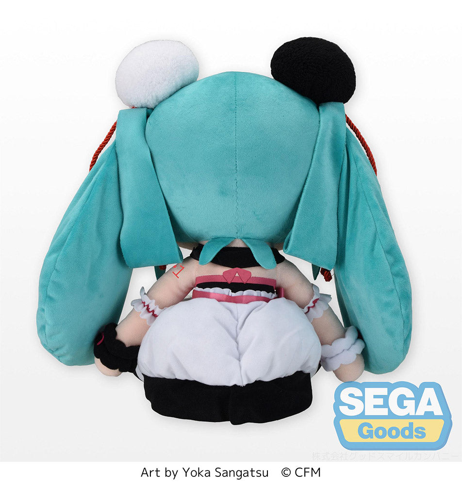 [PREORDER] Hatsune Miku Series Fluffy Plush "Hatsune Miku - Panda Manju" (LL) - Glacier Hobbies - SEGA