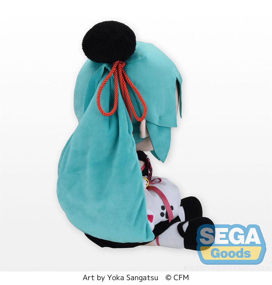 [PREORDER] Hatsune Miku Series Fluffy Plush "Hatsune Miku - Panda Manju" (LL) - Glacier Hobbies - SEGA