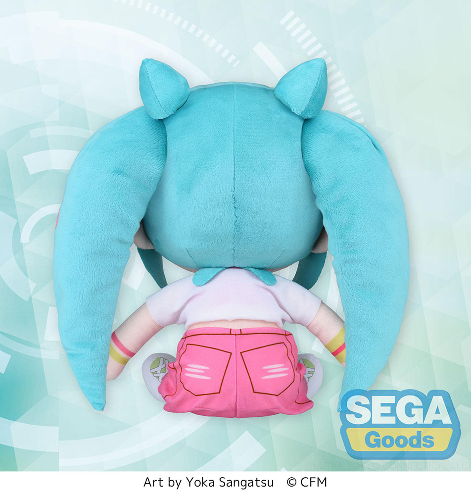 [PREORDER] Fuwapuchi "Hatsune Miku" Series L Plush "Hatsune Miku" ~Live Cheering - Plushies - Glacier Hobbies - SEGA