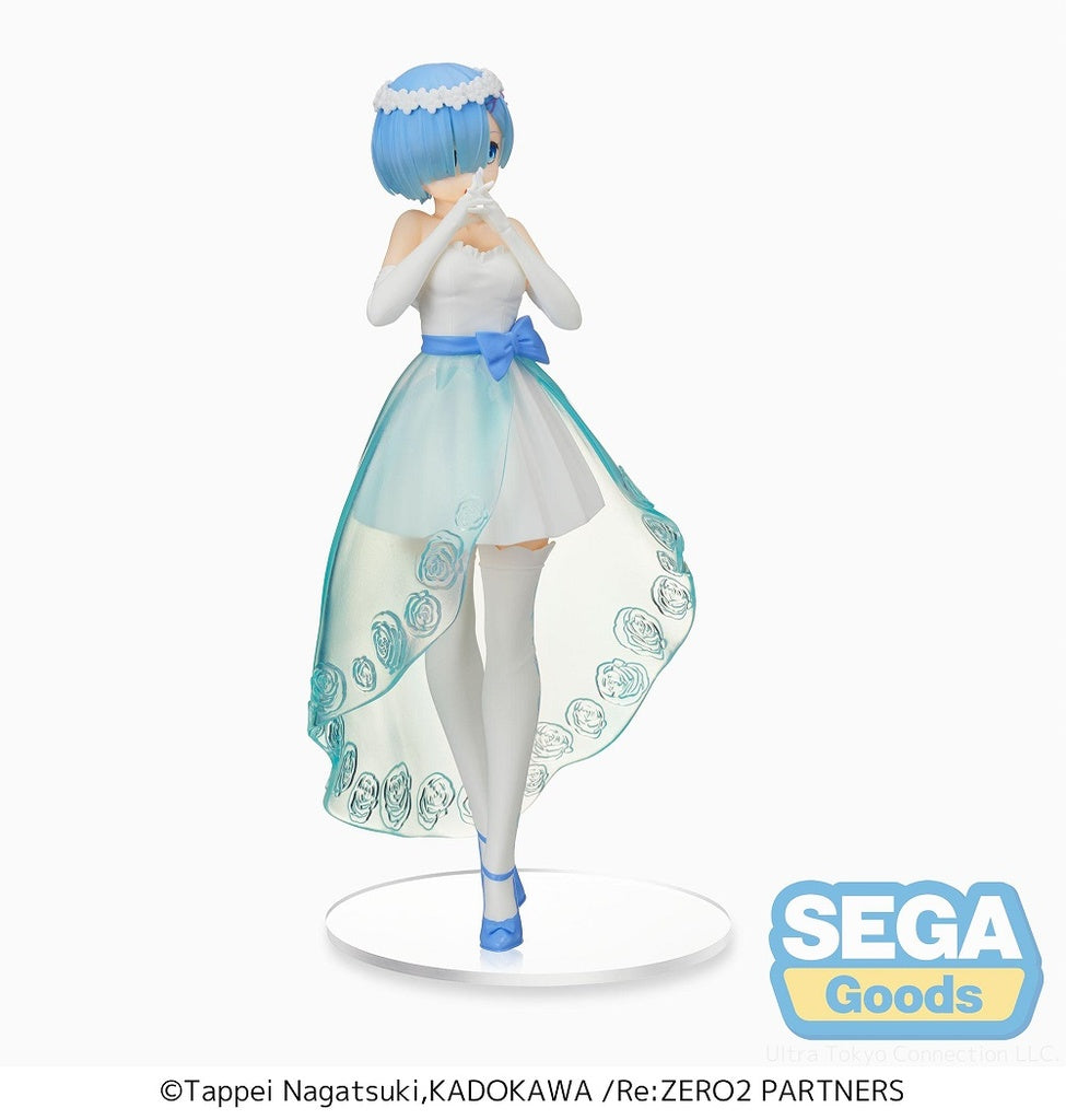 Re:ZERO -Starting Life in Another World- SPM Figure "Rem" Wedding Dress Ver. - Prize Figure - Glacier Hobbies - SEGA
