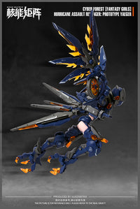 NUKE MATRIX "Cyber Forest Fantasy Girls" HURRICANE ASSAULT REVENGER: PROTOTYPE YAEGER Plastic Model Kit - Glacier Hobbies - Nuke Matrix
