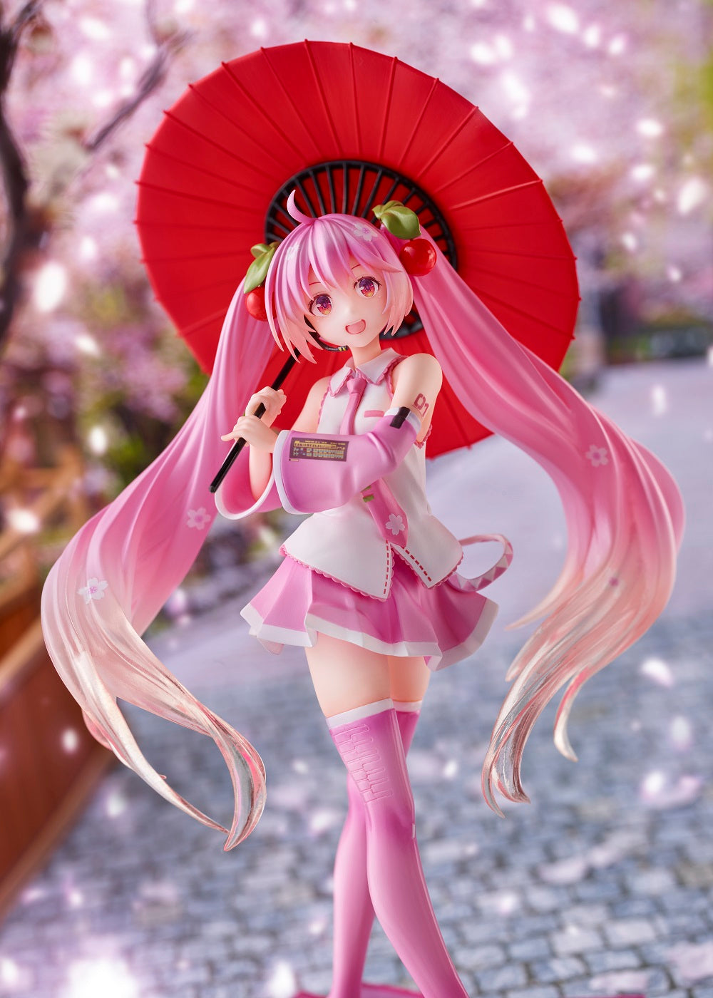 Sakura Miku~2nd season~ New written Figure ~Japanese Umbrella ver~ Lottery Figure - Glacier Hobbies - Taito