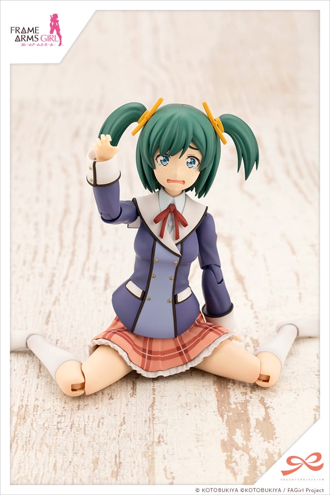 Sousai Shojo Teien x "Frame Arms Girl" Kotobuki Bukiko Wakaba Girls' High School Winter Clothes - Kotobukiya - Glacier Hobbies