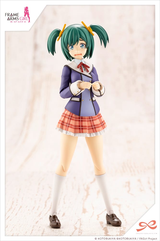 Sousai Shojo Teien x "Frame Arms Girl" Kotobuki Bukiko Wakaba Girls' High School Winter Clothes - Kotobukiya - Glacier Hobbies