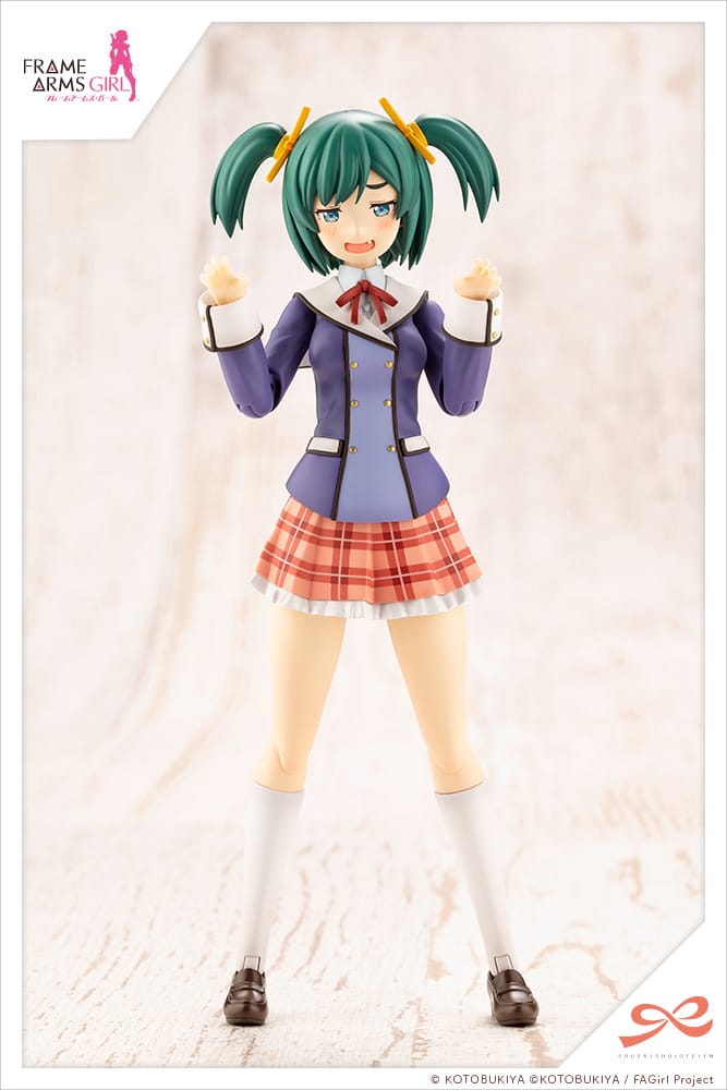 Sousai Shojo Teien x "Frame Arms Girl" Kotobuki Bukiko Wakaba Girls' High School Winter Clothes - Kotobukiya - Glacier Hobbies