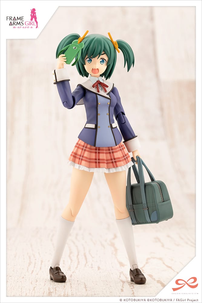 Sousai Shojo Teien x "Frame Arms Girl" Kotobuki Bukiko Wakaba Girls' High School Winter Clothes - Kotobukiya - Glacier Hobbies