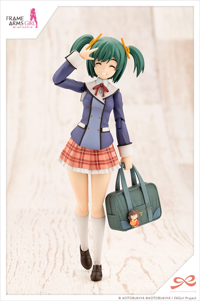 Sousai Shojo Teien x "Frame Arms Girl" Kotobuki Bukiko Wakaba Girls' High School Winter Clothes - Kotobukiya - Glacier Hobbies