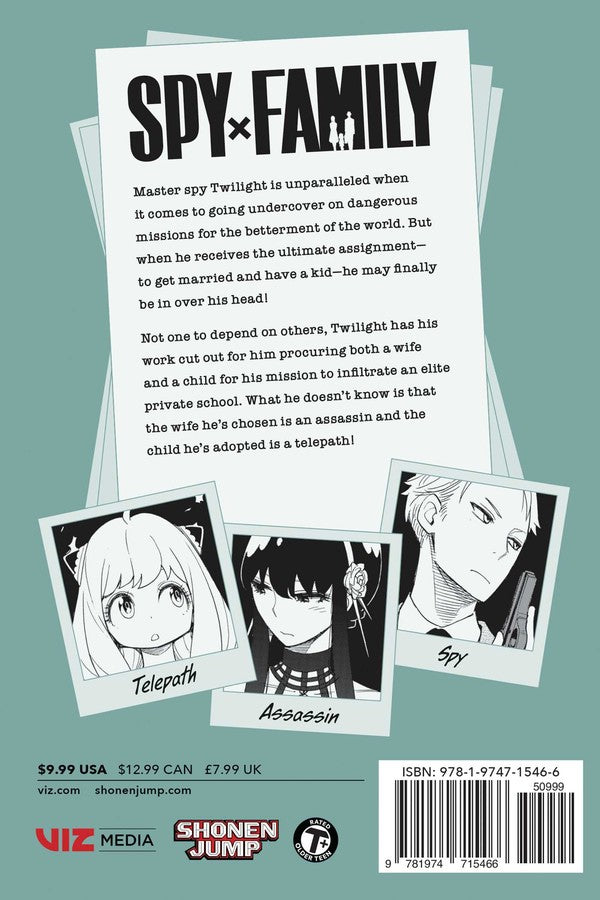SPY x FAMILY Vol. 01 - Glacier Hobbies - Viz Media