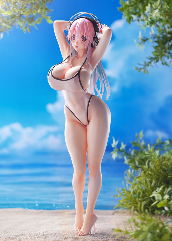 [PREORDER] Super Sonico Super Sonico White Swimwear Style 1/7 Scale Figure - Glacier Hobbies - Wave