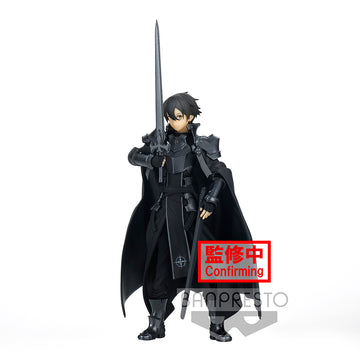 Sword Art Online Alicization Rising Steel Integrity Knight Kirito Figure - Glacier Hobbies - Banpresto