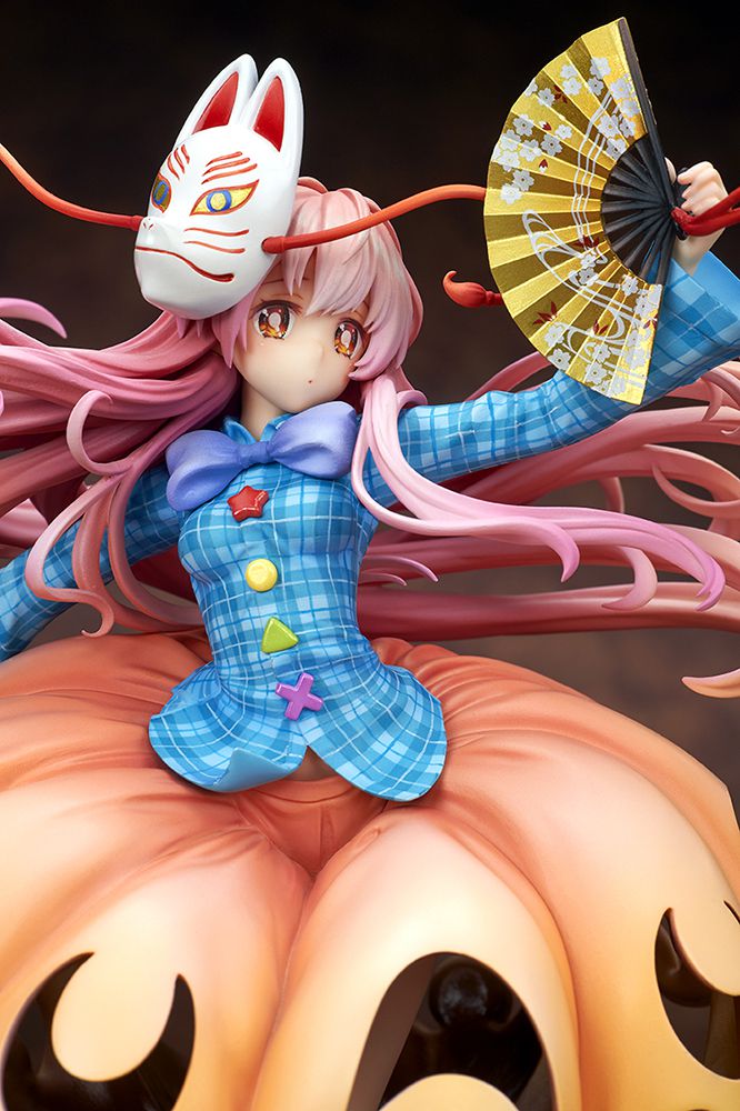 [PREORDER] Touhou Project Expressive Poker Face - Kokoro Hatano Light Equipment ver. 1/8 Scale Figure - Glacier Hobbies - Ques Q