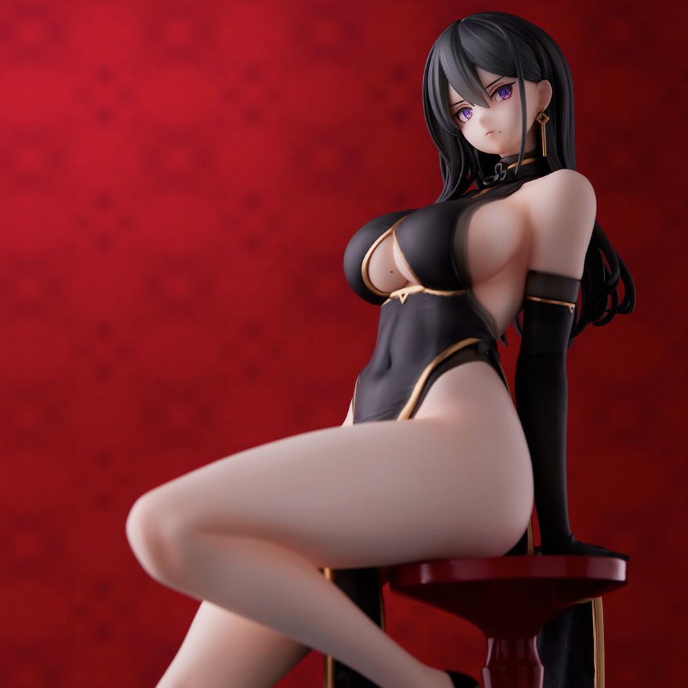 [PREORDER] Hayabusa Illustration "Kuro China-san" Complete Figure - Glacier Hobbies - Union Creative