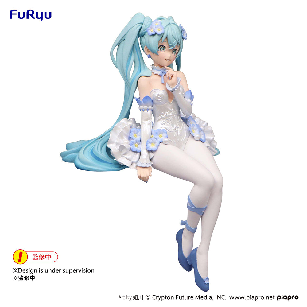 [PREORDER] US Only bonus include Hatsune Miku Noodle Stopper Figure -Hatsune Miku /Flower Fairy Nemophila - Non Scale Figure - Glacier Hobbies - FuRyu Corporation