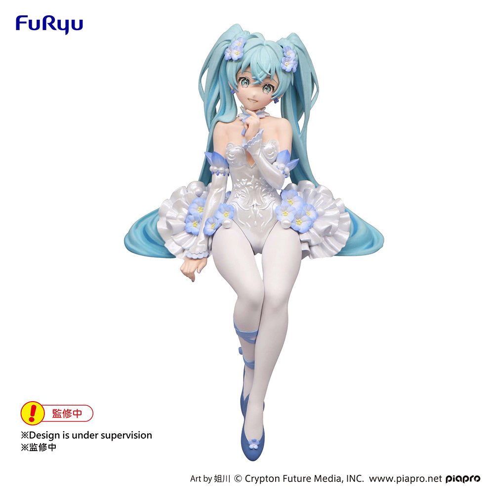[PREORDER] US Only bonus include Hatsune Miku Noodle Stopper Figure -Hatsune Miku /Flower Fairy Nemophila - Non Scale Figure - Glacier Hobbies - FuRyu Corporation