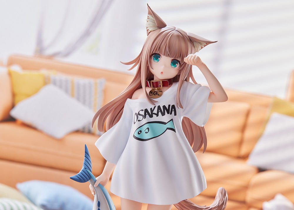 [PREORDER] Uchi no Neko ga Onnanoko de Kawaii "Kinako" -Good Morning Ver. LIMITED EDITION - 1/6 Scale Figure - Glacier Hobbies - Goldenhead