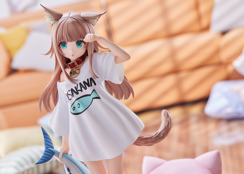 [PREORDER] Uchi no Neko ga Onnanoko de Kawaii "Kinako" -Good Morning Ver. LIMITED EDITION - 1/6 Scale Figure - Glacier Hobbies - Goldenhead