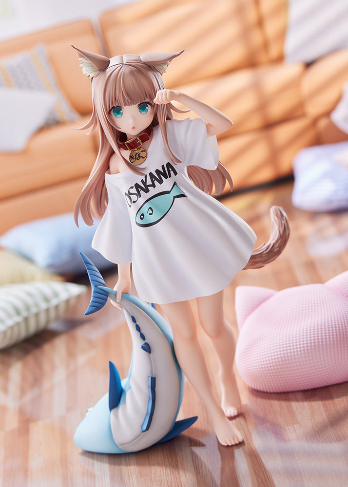 [PREORDER] Uchi no Neko ga Onnanoko de Kawaii "Kinako" -Good Morning Ver. LIMITED EDITION - 1/6 Scale Figure - Glacier Hobbies - Goldenhead